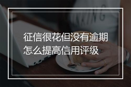 征信很花但没有逾期怎么提高信用评级