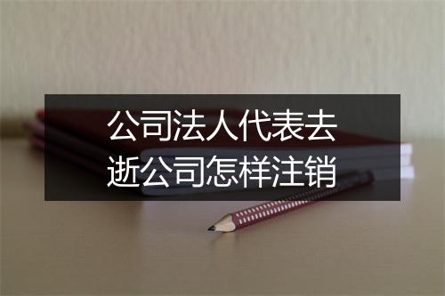 公司法人代表去逝公司怎样注销