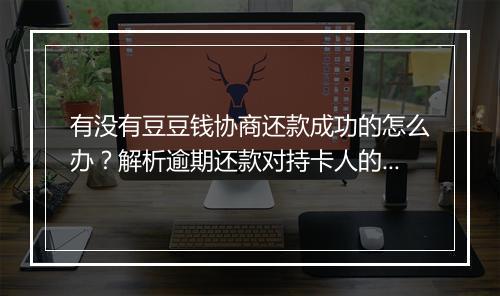 有没有豆豆钱协商还款成功的怎么办？解析逾期还款对持卡人的影响