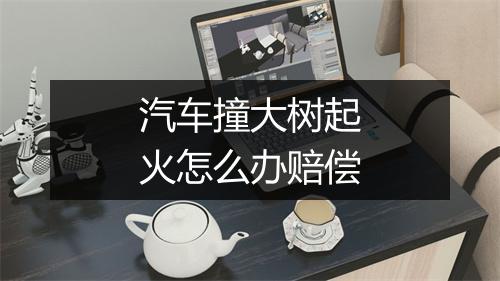 汽车撞大树起火怎么办赔偿