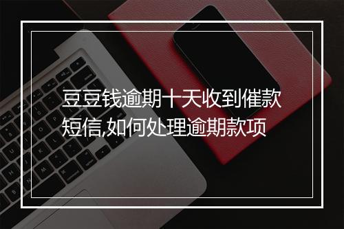豆豆钱逾期十天收到催款短信,如何处理逾期款项
