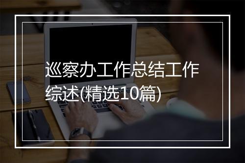 巡察办工作总结工作综述(精选10篇)