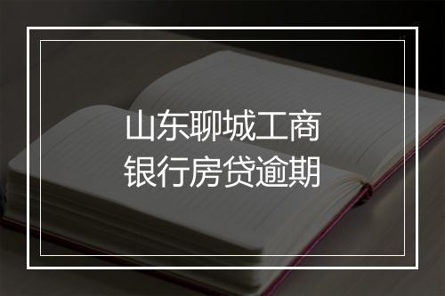 山东聊城工商银行房贷逾期
