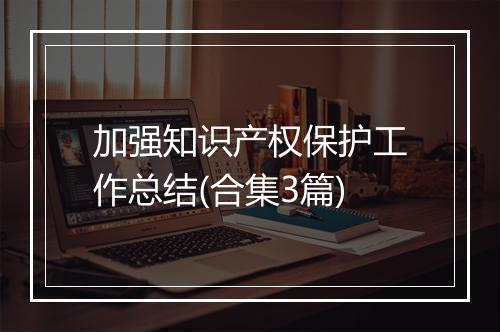 加强知识产权保护工作总结(合集3篇)