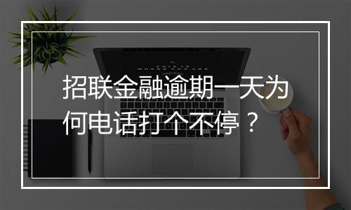招联金融逾期一天为何电话打个不停？