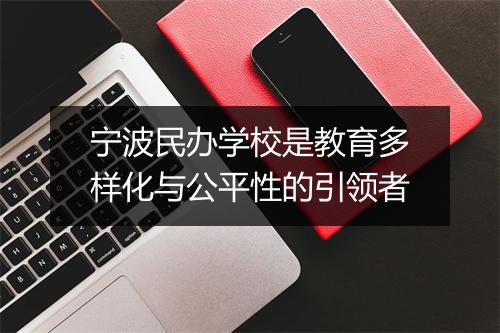 宁波民办学校是教育多样化与公平性的引领者
