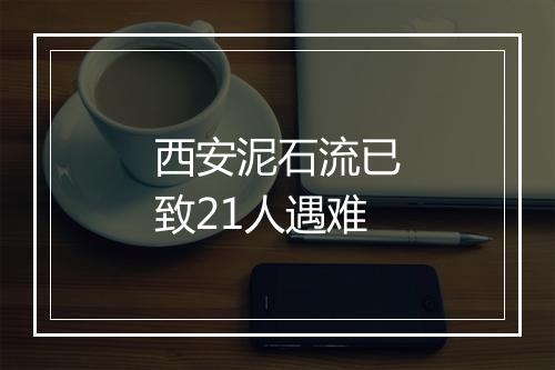 西安泥石流已致21人遇难