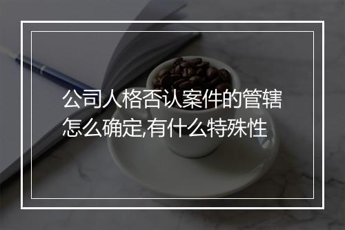 公司人格否认案件的管辖怎么确定,有什么特殊性