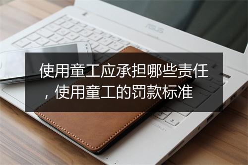 使用童工应承担哪些责任，使用童工的罚款标准