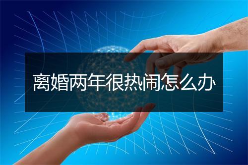 离婚两年很热闹怎么办