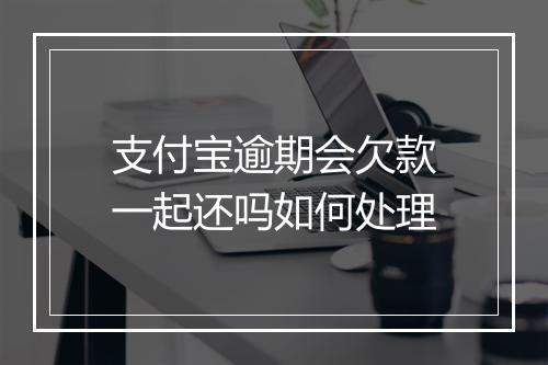 支付宝逾期会欠款一起还吗如何处理