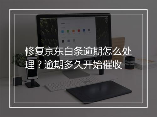 修复京东白条逾期怎么处理？逾期多久开始催收