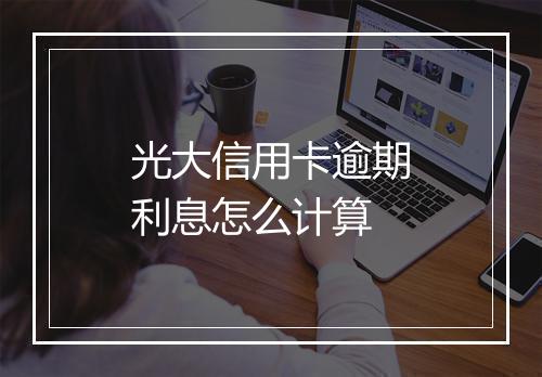 光大信用卡逾期利息怎么计算