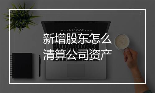 新增股东怎么清算公司资产