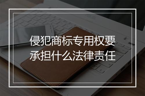 侵犯商标专用权要承担什么法律责任