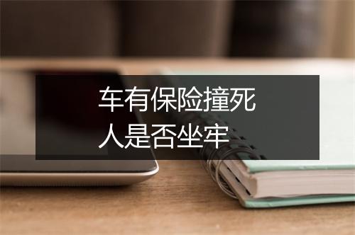 车有保险撞死人是否坐牢
