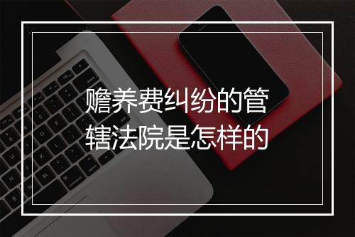 赡养费纠纷的管辖法院是怎样的