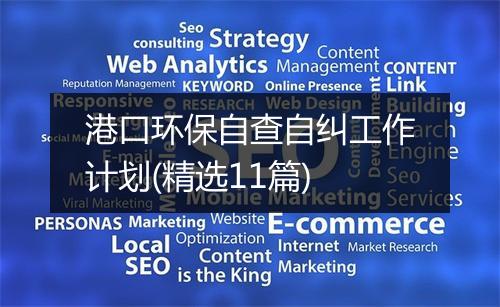港口环保自查自纠工作计划(精选11篇)