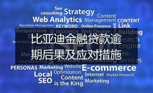 比亚迪金融贷款逾期后果及应对措施