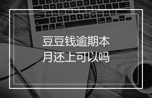 豆豆钱逾期本月还上可以吗