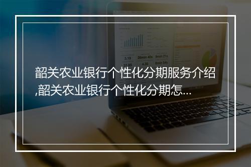 韶关农业银行个性化分期服务介绍,韶关农业银行个性化分期怎么申请