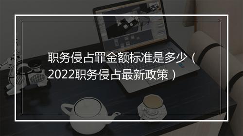 职务侵占罪金额标准是多少（2022职务侵占最新政策）