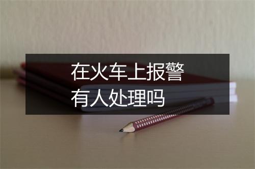 在火车上报警有人处理吗