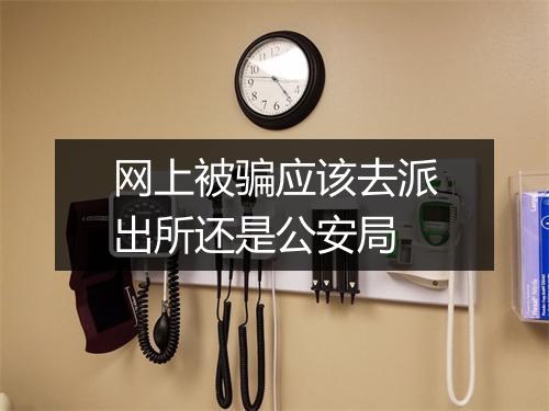 网上被骗应该去派出所还是公安局