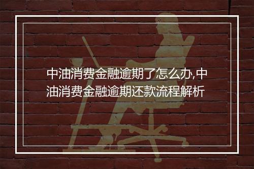 中油消费金融逾期了怎么办,中油消费金融逾期还款流程解析