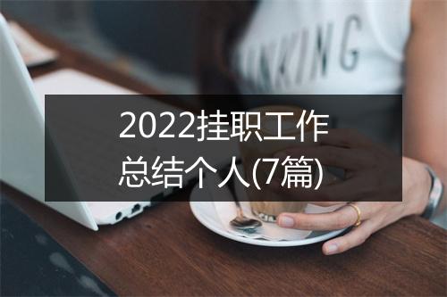 2022挂职工作总结个人(7篇)