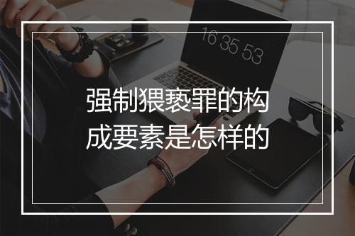 强制猥亵罪的构成要素是怎样的