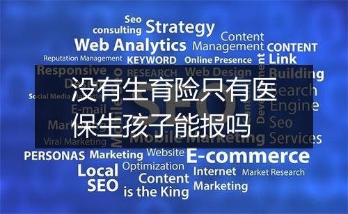 没有生育险只有医保生孩子能报吗