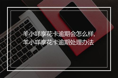 羊小咩享花卡逾期会怎么样,羊小咩享花卡逾期处理办法