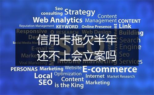 信用卡拖欠半年还不上会立案吗