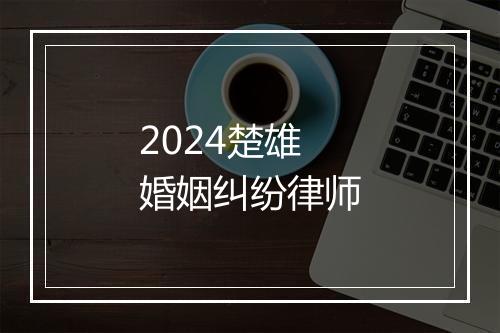 2024楚雄婚姻纠纷律师