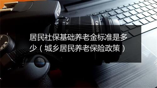 居民社保基础养老金标准是多少（城乡居民养老保险政策）