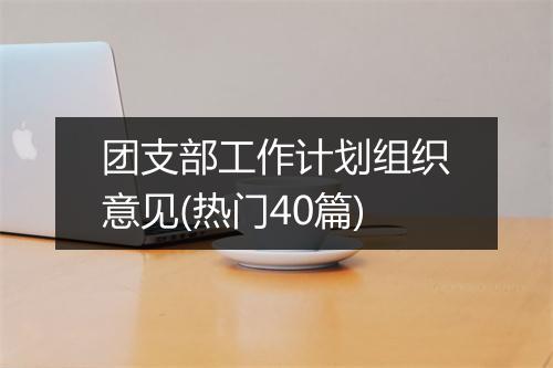 团支部工作计划组织意见(热门40篇)