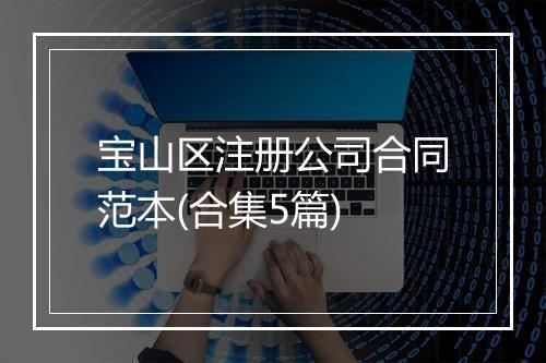 宝山区注册公司合同范本(合集5篇)