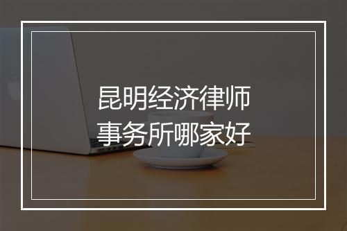 昆明经济律师事务所哪家好