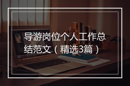 导游岗位个人工作总结范文（精选3篇）