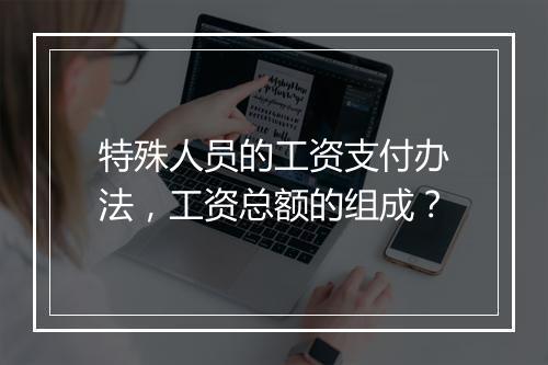 特殊人员的工资支付办法，工资总额的组成？
