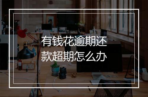 有钱花逾期还款超期怎么办