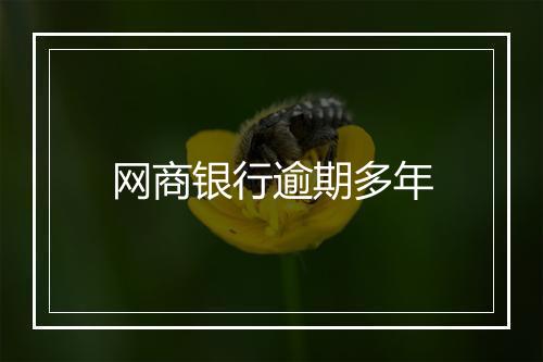 网商银行逾期多年
