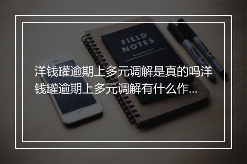 洋钱罐逾期上多元调解是真的吗洋钱罐逾期上多元调解有什么作用