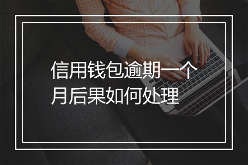 信用钱包逾期一个月后果如何处理