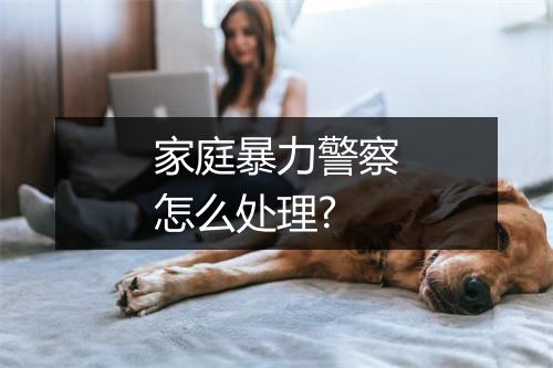 家庭暴力警察怎么处理?