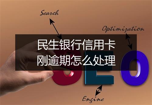 民生银行信用卡刚逾期怎么处理
