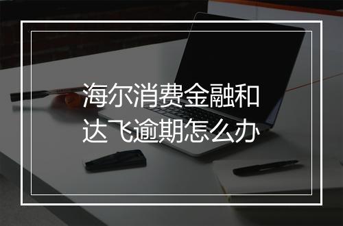 海尔消费金融和达飞逾期怎么办