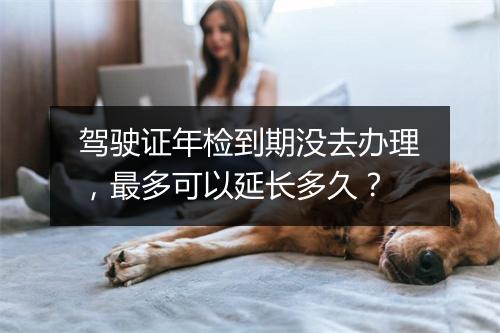 驾驶证年检到期没去办理，最多可以延长多久？
