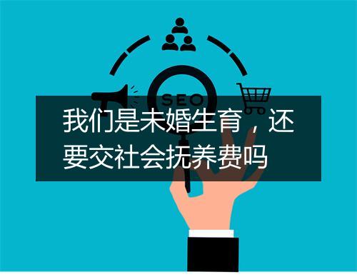 我们是未婚生育，还要交社会抚养费吗